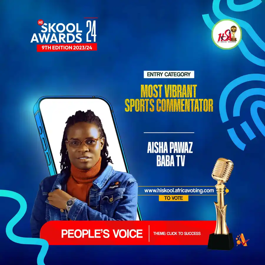 Most Vibrant Sports Commentator of the Year: Aisha Pawaz Baba TV