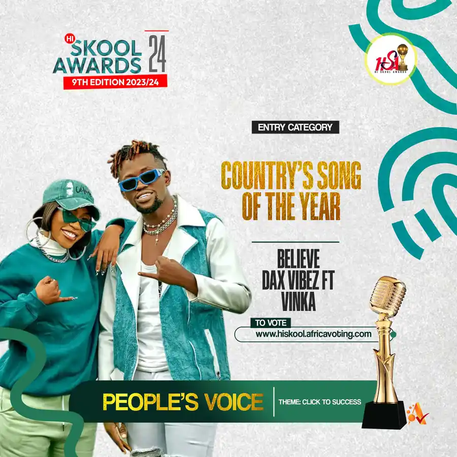 Country's Song Of The Year: BELIEVE (DAX-VIBEZ ft VINKA)