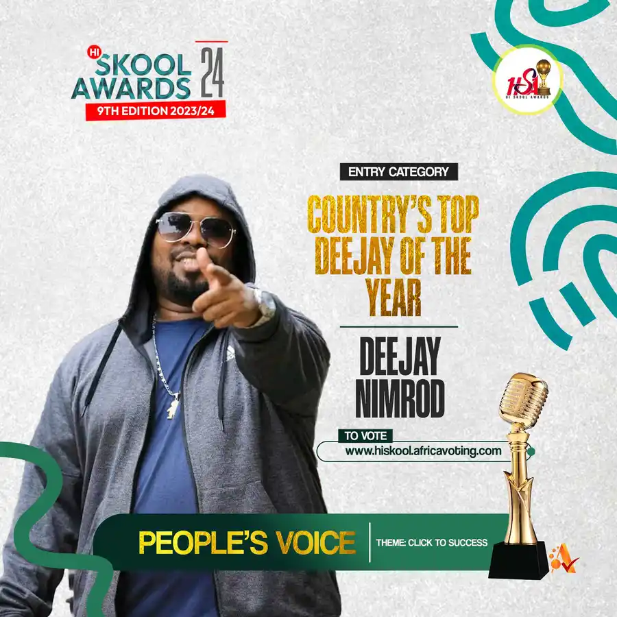 Country’s Top Deejay of the Year: DEEJAY NIMROD