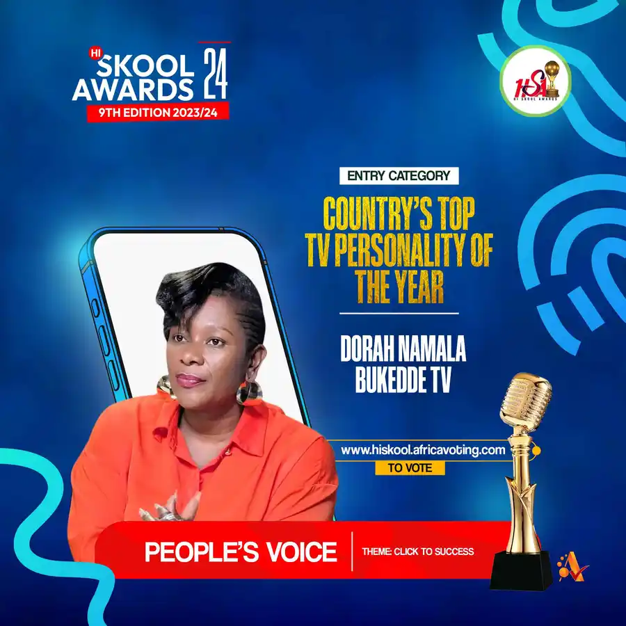 Country’s Top TV Personality of the Year: DORAH NAMALA BUKEDDE TV