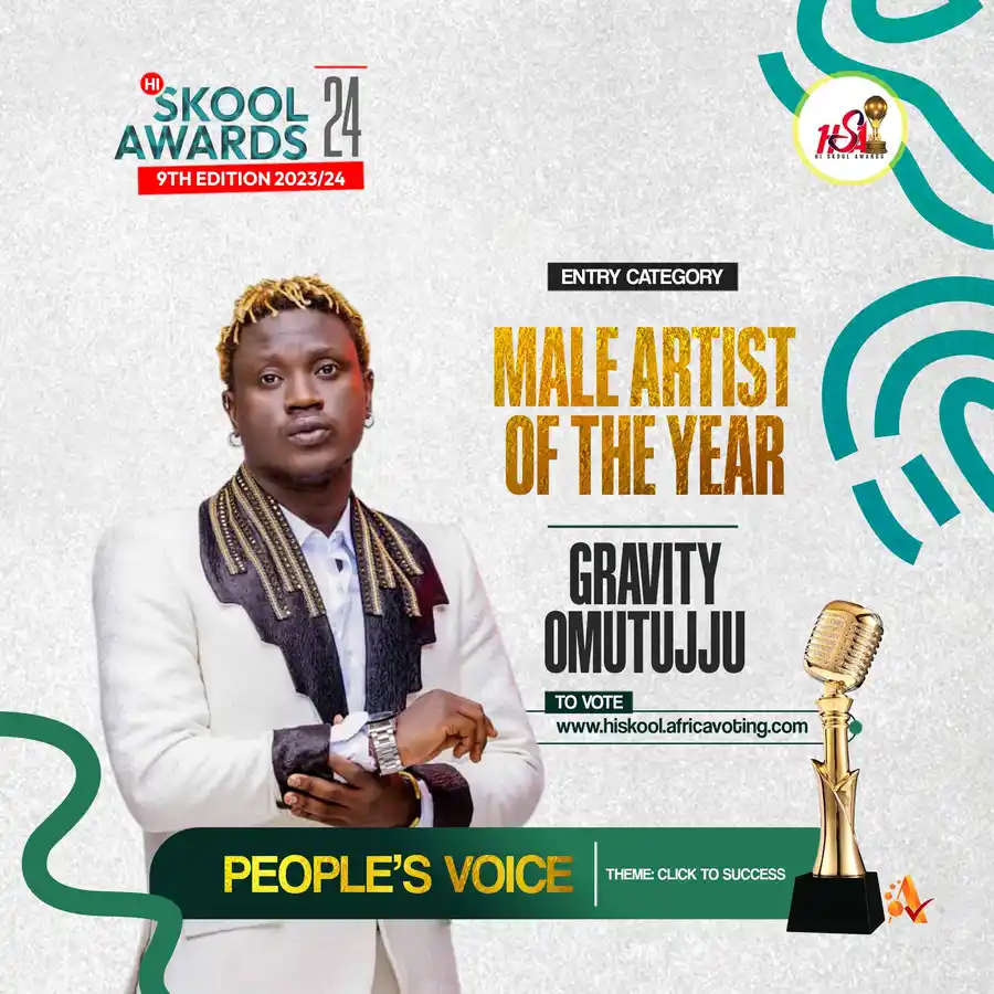 Male Artist Of The Year: GRAVITY OMUTUJJU