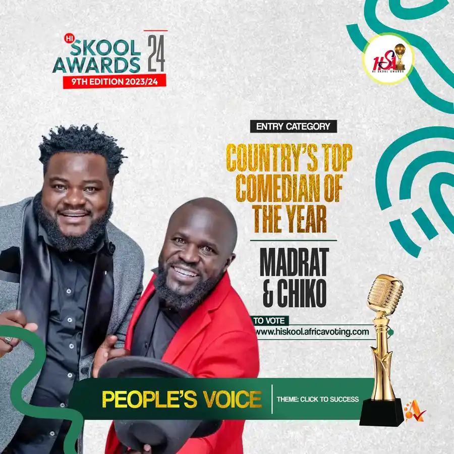 Country’s Top Comedian Of The Year: MADRAT AND CHIKO