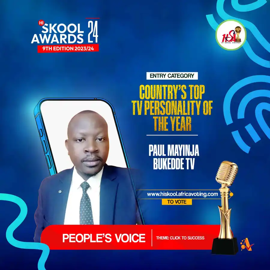 Country’s Top TV Personality of the Year: PAUL MAYINJA BUKEDDE TV