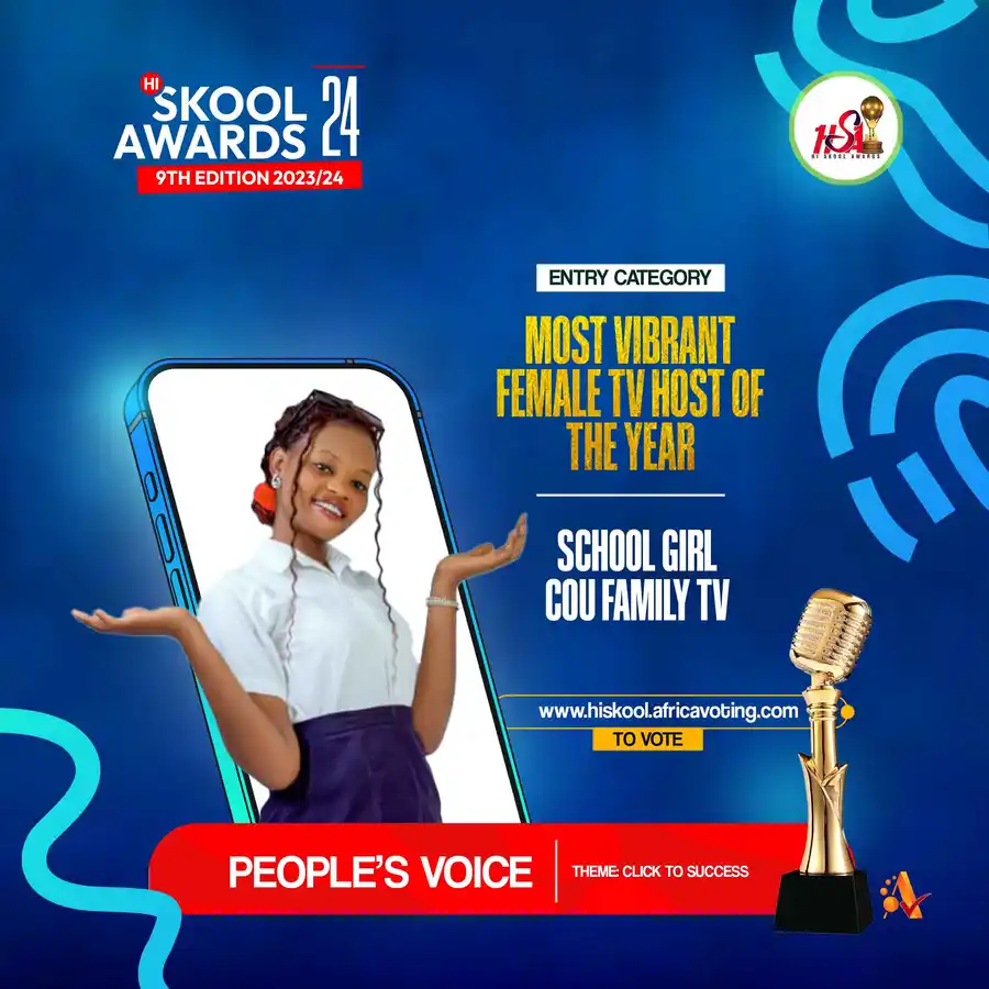 Most Vibrant Female TV Host of the Year: School Girl COU Family TV