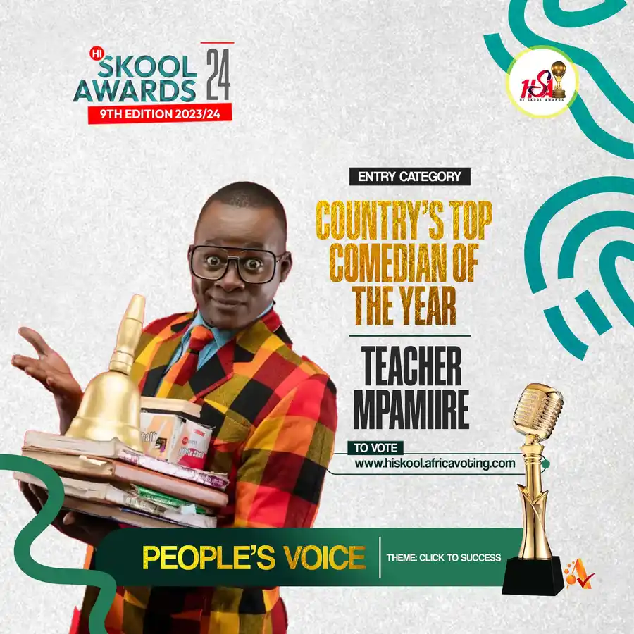 Country’s Top Comedian Of The Year: TEACHER MPAMIIRE