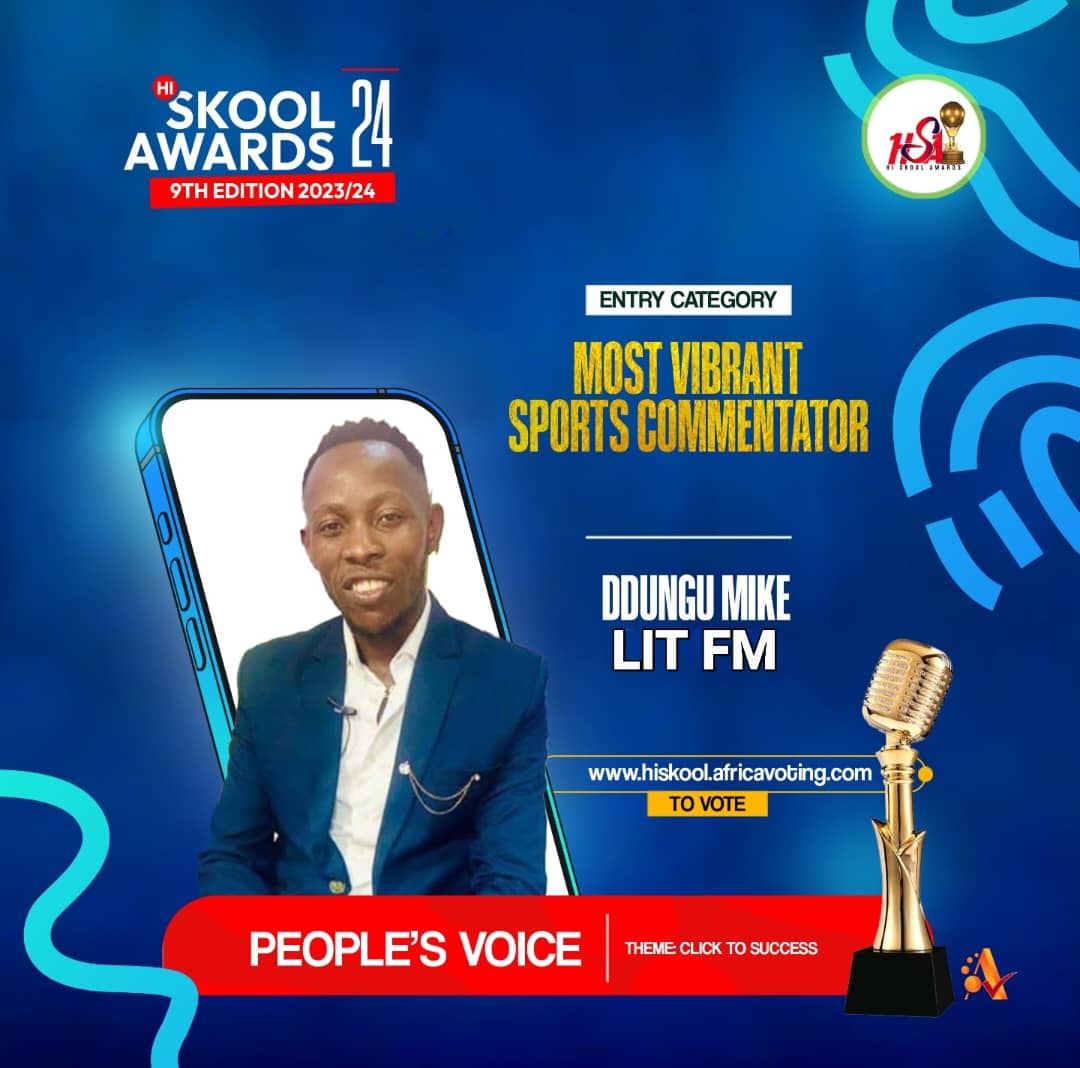 Most Vibrant Sports Commentator of the Year: Ddungu Mike LIT FM