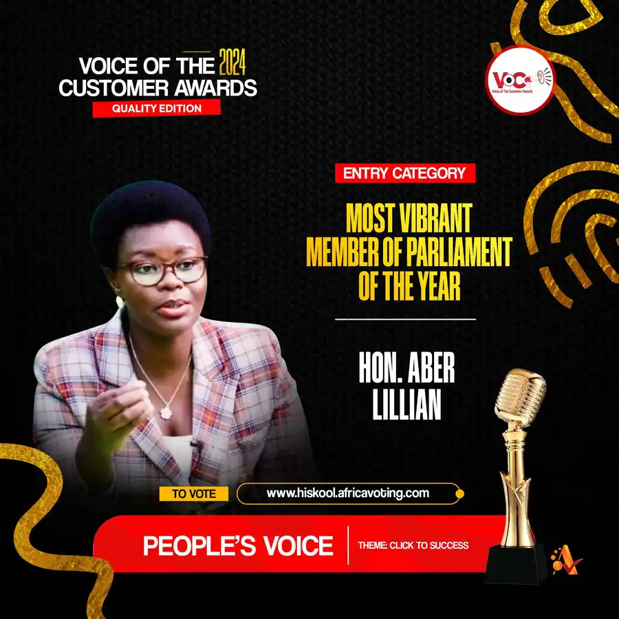 Most Vibrant Member of Parliament of the Year: HON. ABER LILLIAN