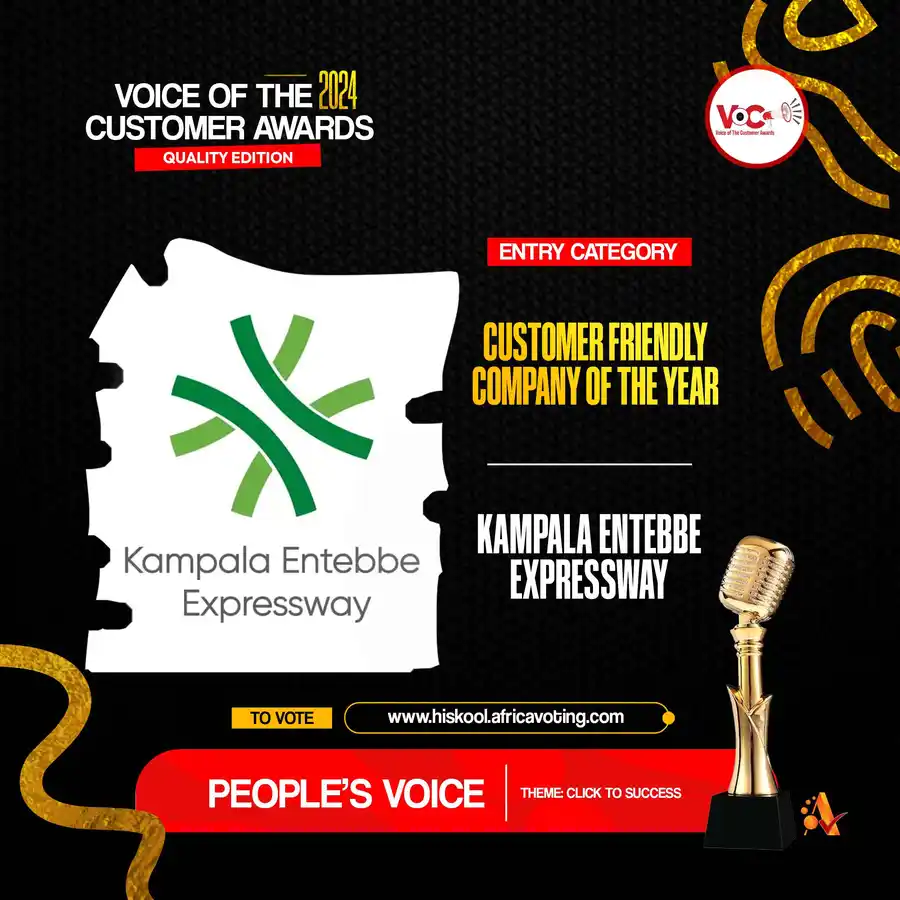 Customer Friendly Company of the Year: KAMPALA ENTEBBE EXPRESSWAY