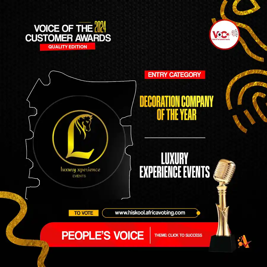 Decoration Company of the Year: LUXURY EXPERIENCE EVENTS