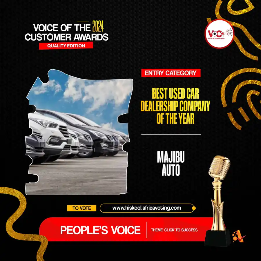 Best Used Car Dealership Company of the Year: MAJIBU AUTO