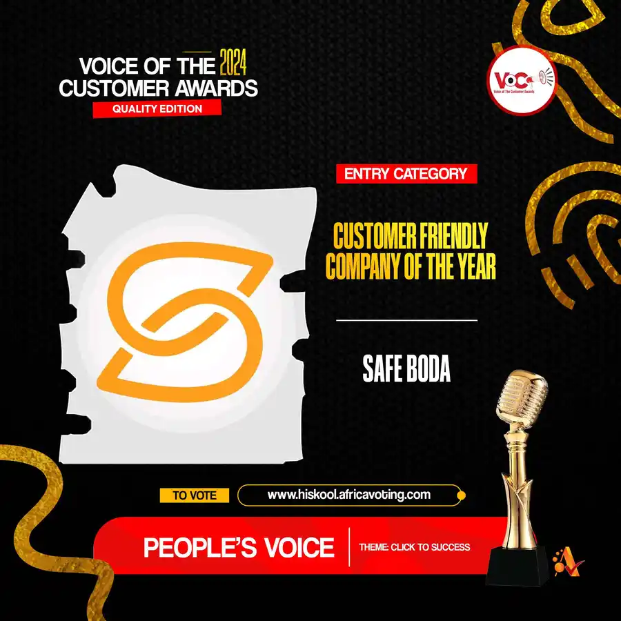 Customer Friendly Company of the Year: SAFE BODA