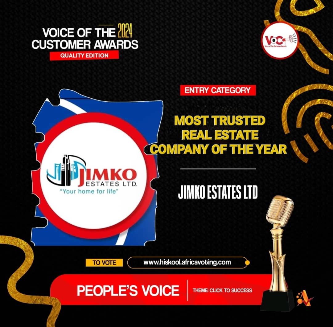 Most Trusted Real Estate Company Of The Year: JIMKO ESTATES LTD