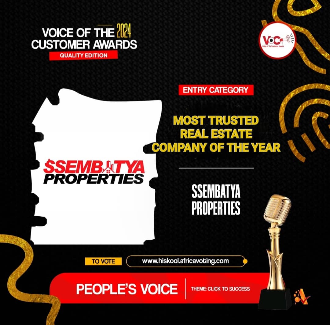 Most Trusted Real Estate Company Of The Year: SSEMBATYA PROPERTIES