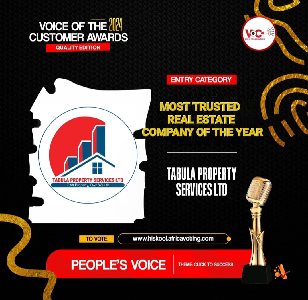 Most Trusted Real Estate Company Of The Year: TABULA PROPERTY SERVICES LTD
