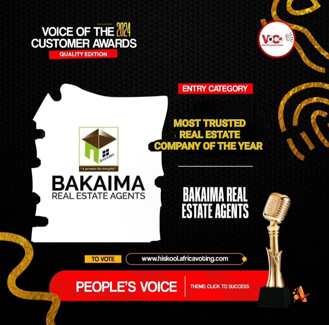 Most Trusted Real Estate Company Of The Year: BAKAIMA REAL ESTATE AGENTS
